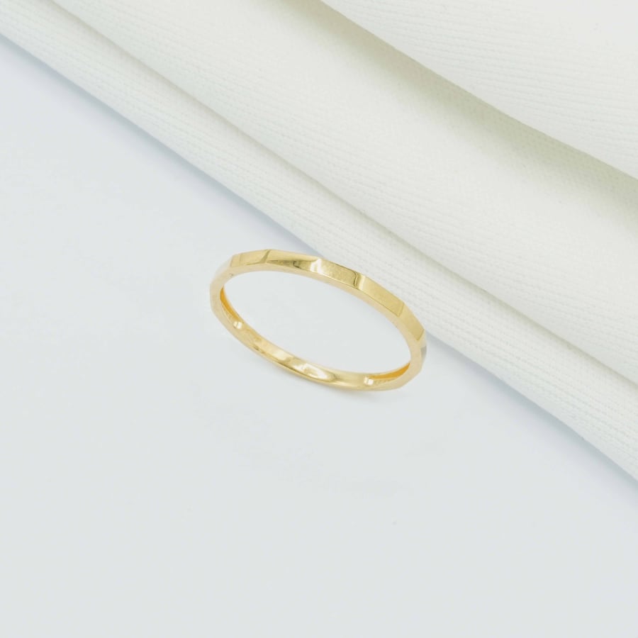 خاتم ذهب ايطالي (R6457)