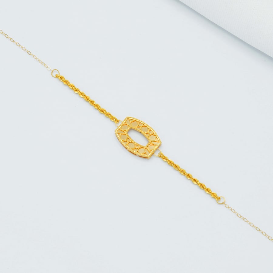 سوارة ذهب عيار 21 (B8475)