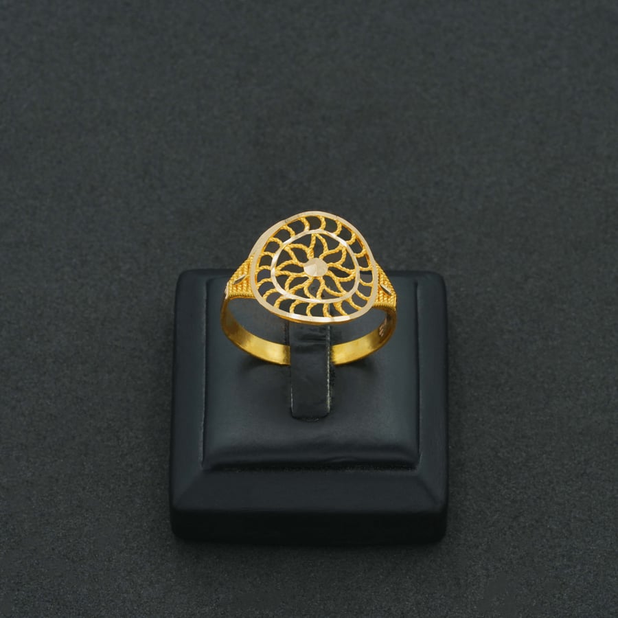 خاتم ذهب عيار 21 (R7336)