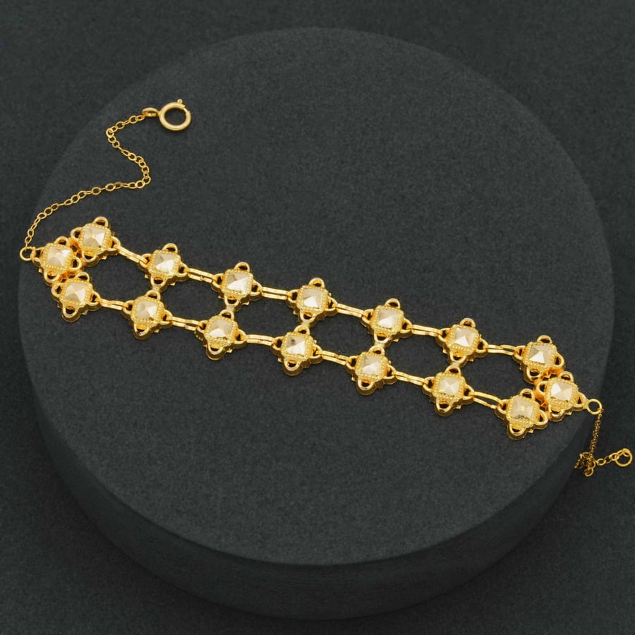 سوارة ذهب عيار 21 (B6072)