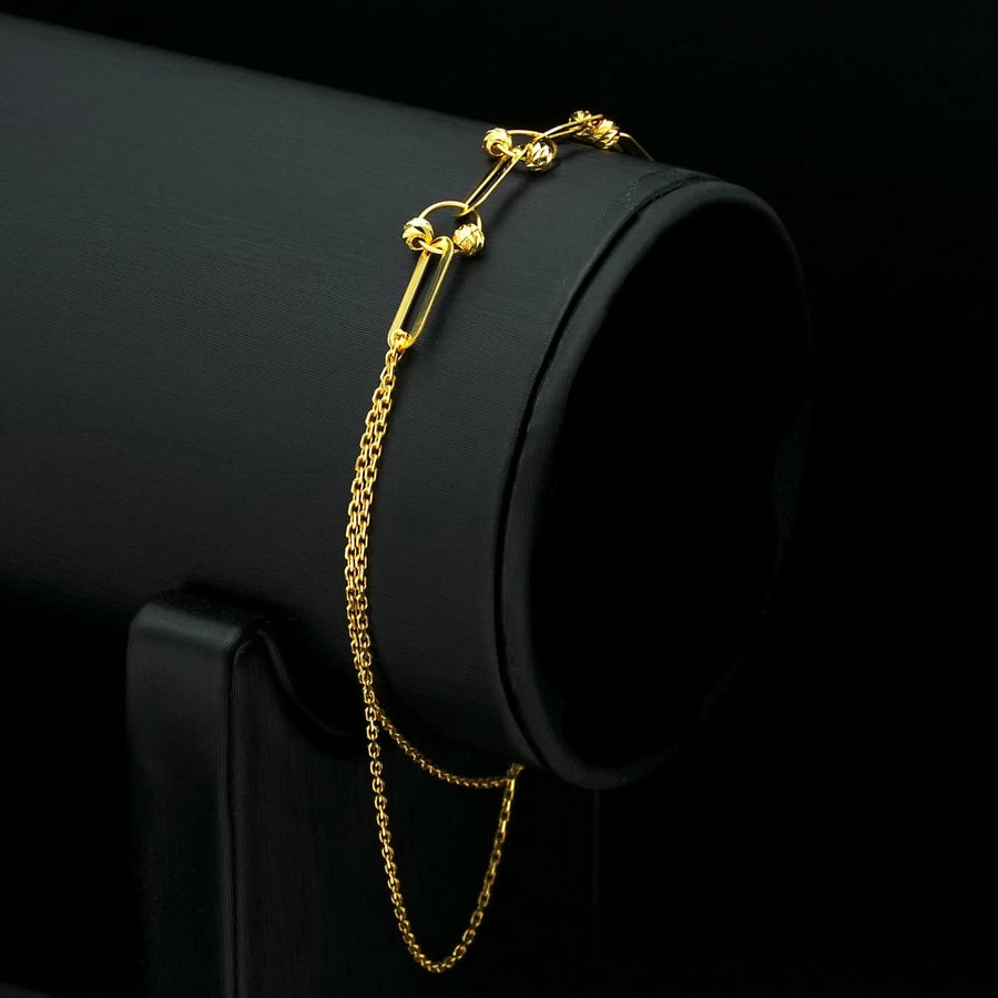 18k Italian gold bracelet (B3932)