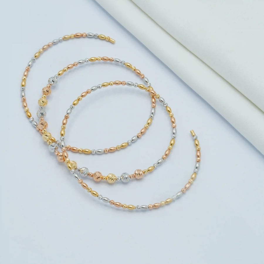 Dorica Mix Italian Gold Bracelet (B8837)