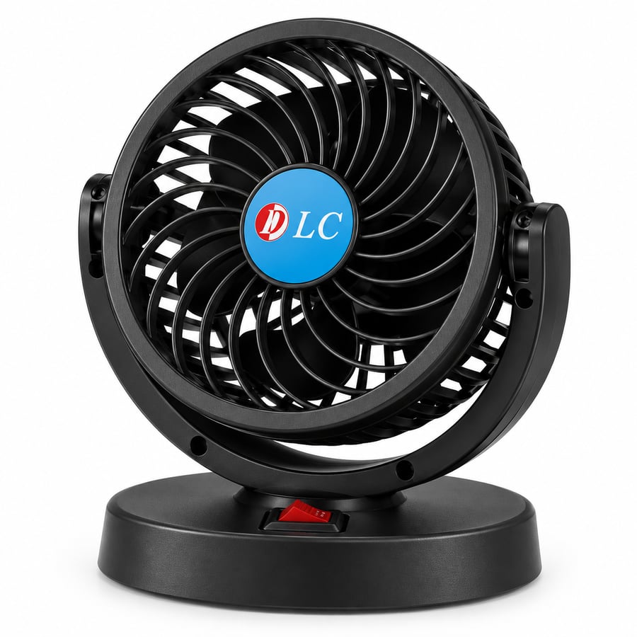مروحة سيارة LC دوارة 720° USB – DLC-31056