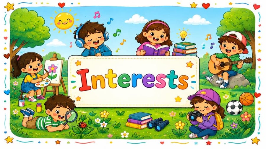 عروض بوربوينت + اوراق عمل واختبارات الوحدة 3 interests فقط سادس ابتدائي TOP GOAL 3