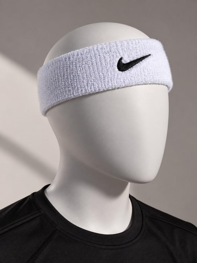 عصابة رأس رياضية ماركة Nike لون ابيض