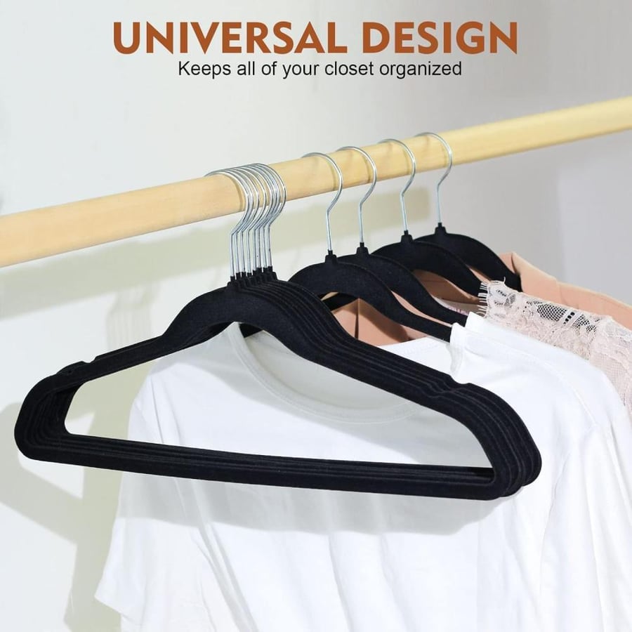 Velvet Hanger 50 Pcs – Premium Wardrobe Organizer