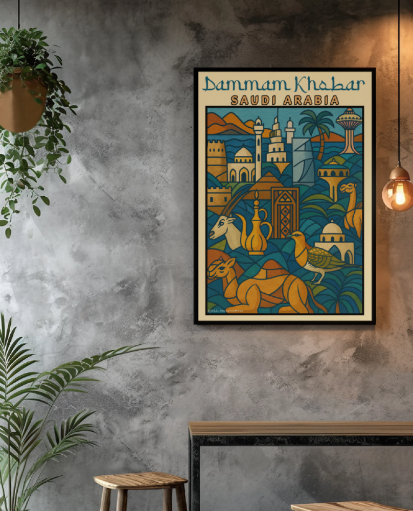 Poster Dammam Khobar Colours