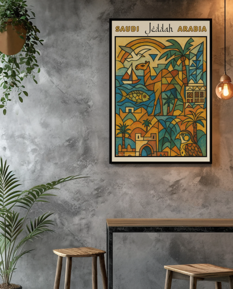 Poster Jeddah Colours