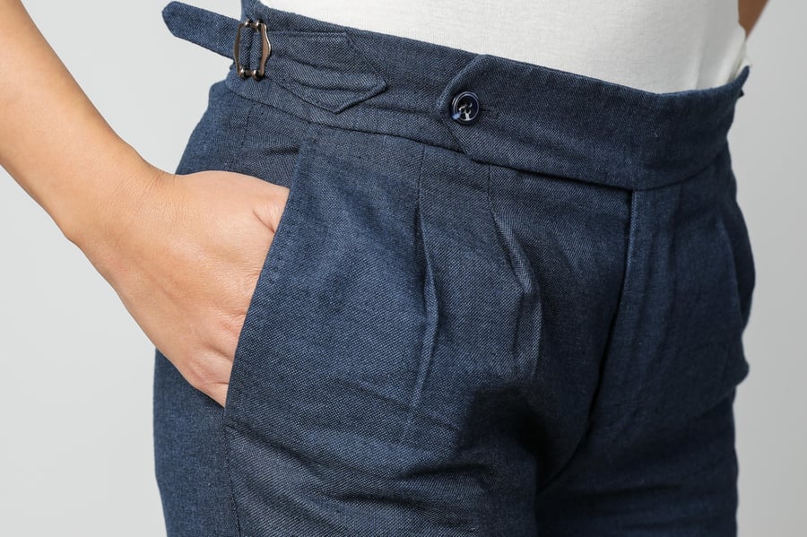CORAL BIELLA TROUSERS