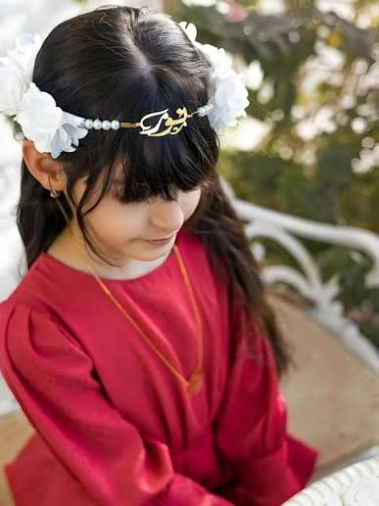 Gold-plated rose crown