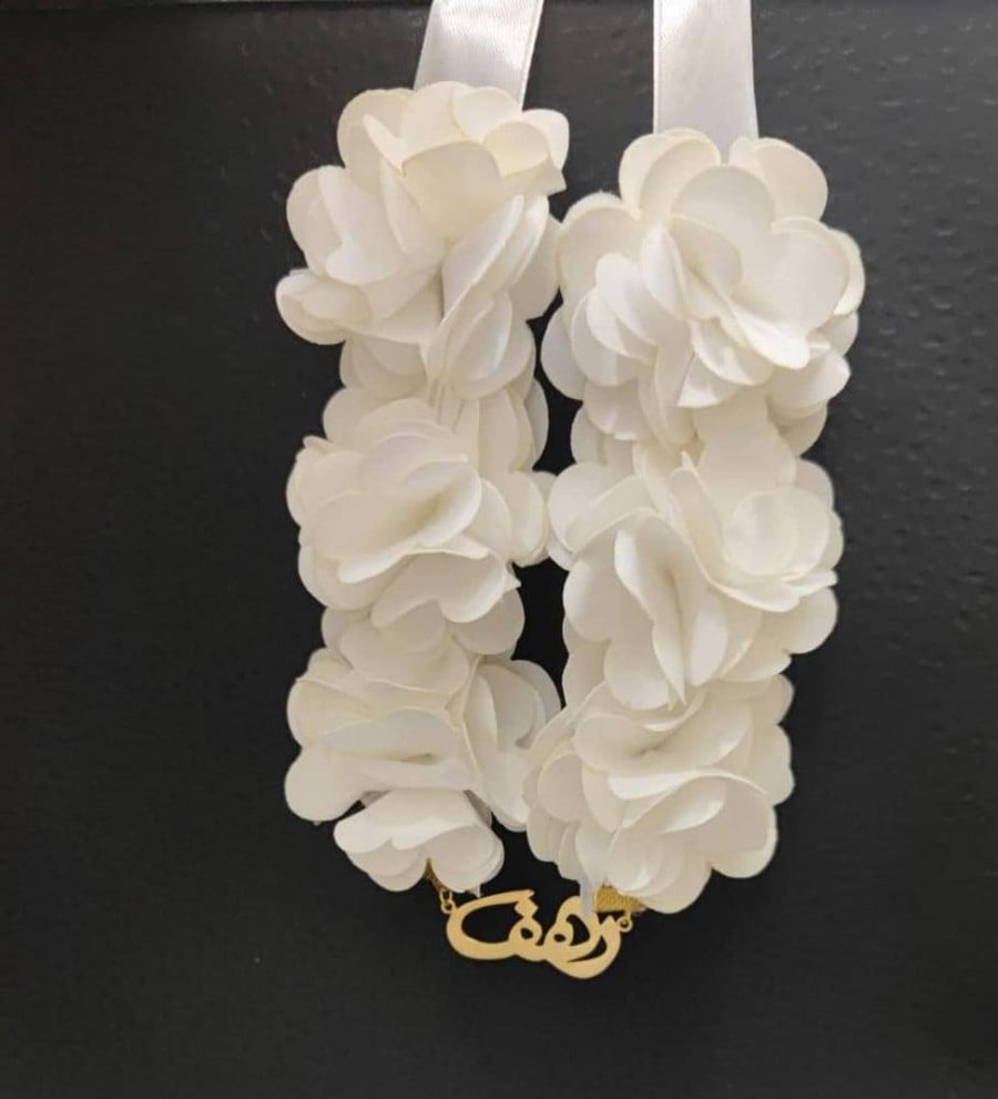 Gold-plated rose crown