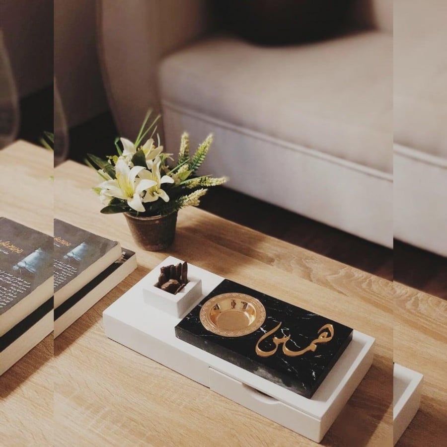Elegant marble incense holder
