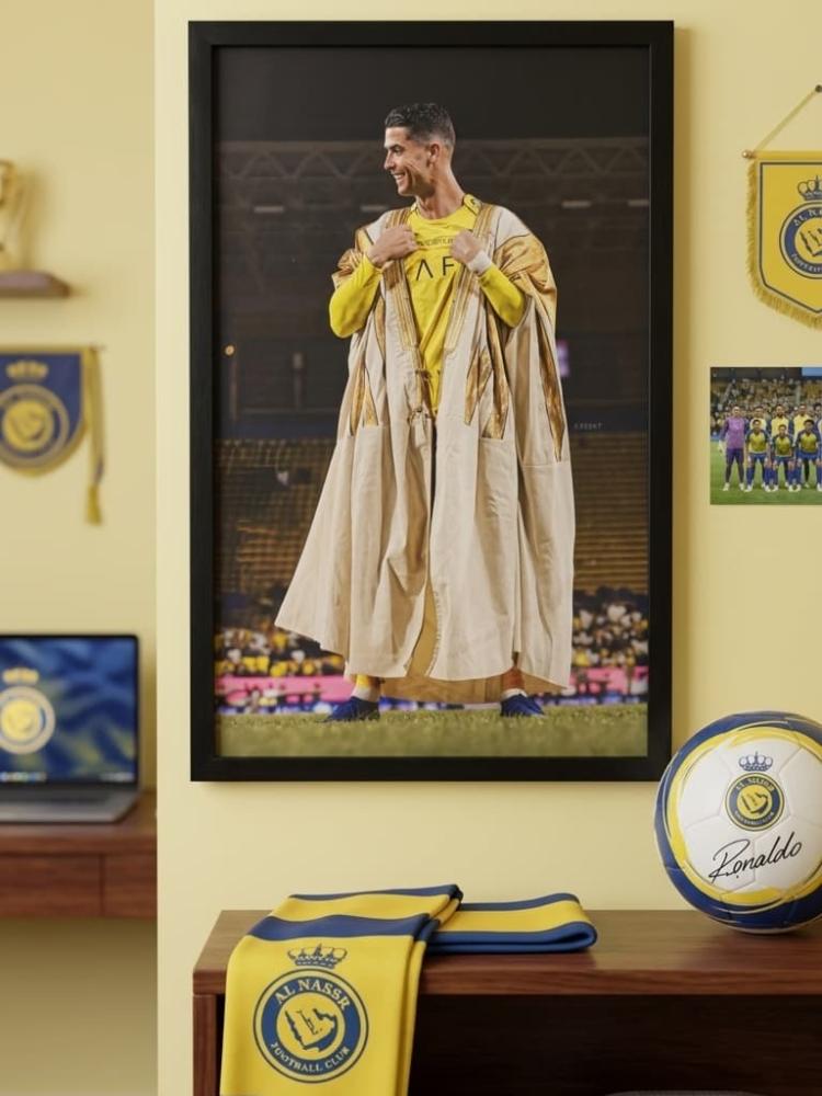 لوحه لاعبين النصر