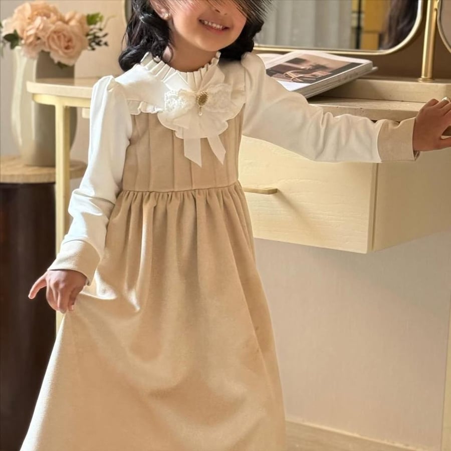 Winter apron kindergarten