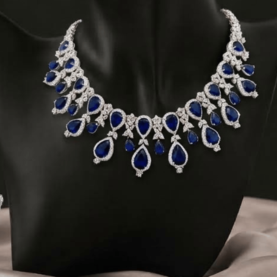 طقم زرشي عناقيد الألماس الملكية