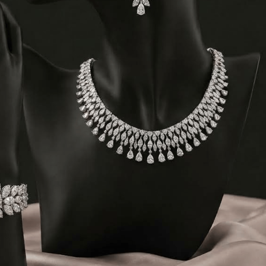 طقم زرشي بتلات الكريستال