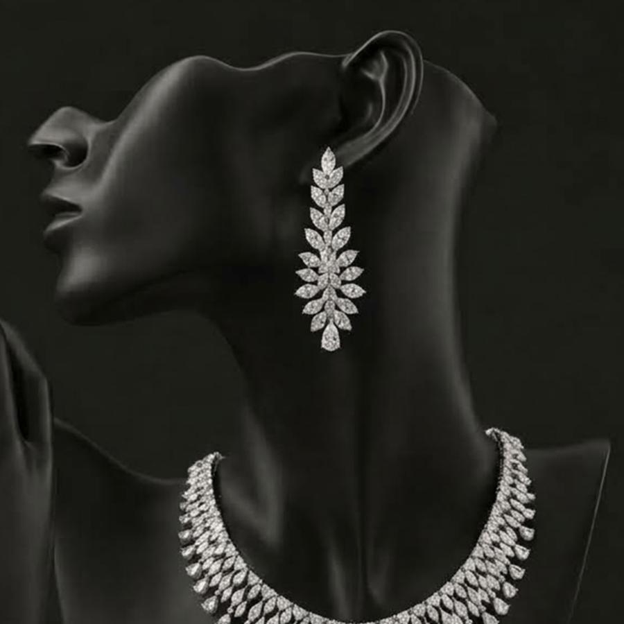 طقم زرشي بتلات الكريستال