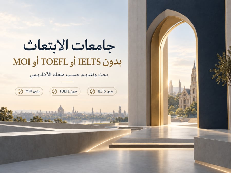 بدون ايلتس وبدون افادة, التقديم على جامعات الرواد وامداد