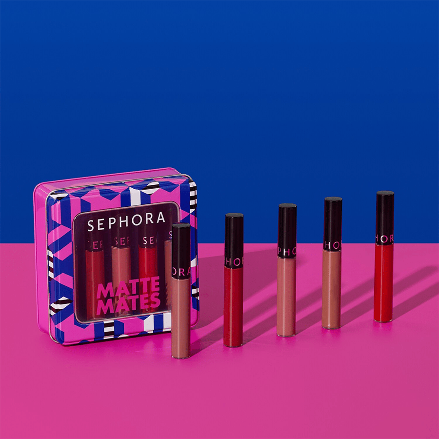 Sephora lipstick set liquid matte Meets 5 lipstick