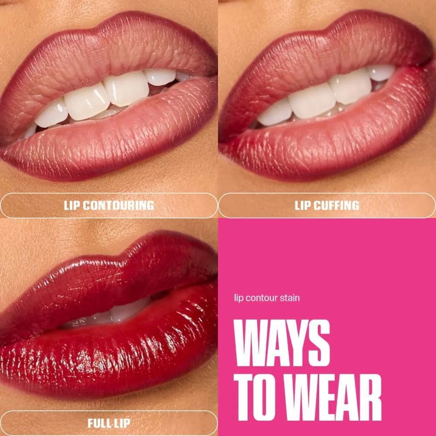 Huda Beauty Lip Liner that lasts up to - Cherry Red