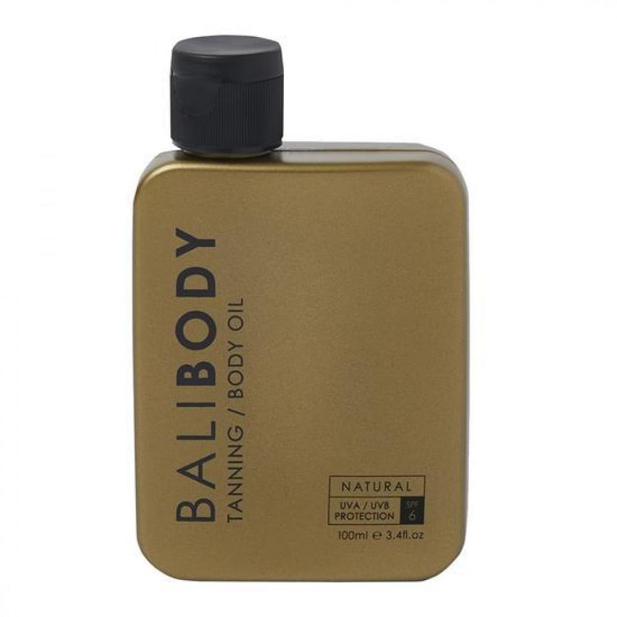 Body tanning oil with SPF 6 - 100% natural 100 ml