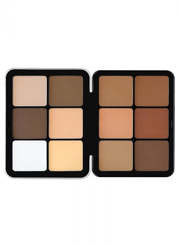 Micro Over 22 Contour Powder Palette consisting of 12 colors CP01