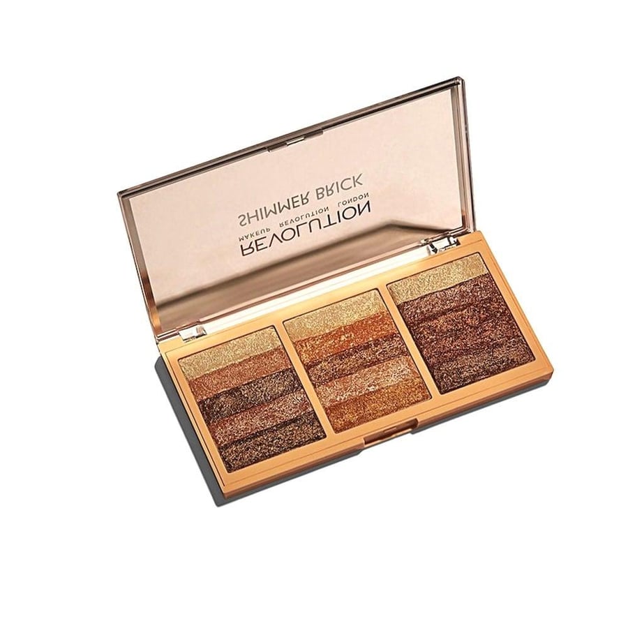 Makeup Revolution palette highlighter shimmer break 15 colors