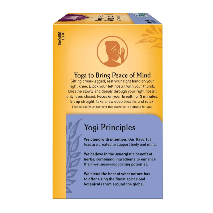 Yugi tea honey and lavender tea for stress relief - 16 bags