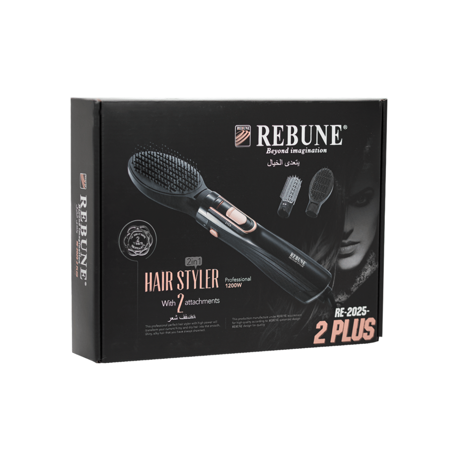 Hair Dryer Hair Styler Ribbon 1200 Watt RE-2025-2 PLUS