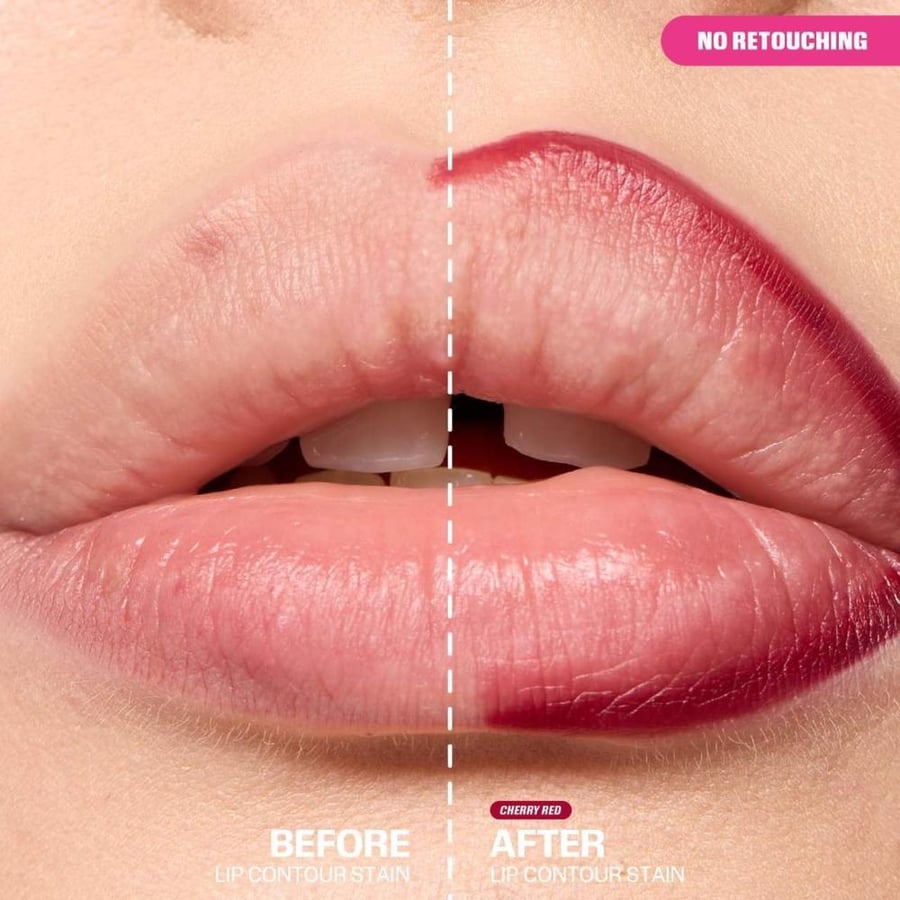Huda Beauty Lip Liner that lasts up to - Cherry Red