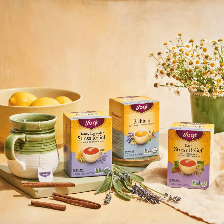 Yugi tea honey and lavender tea for stress relief - 16 bags