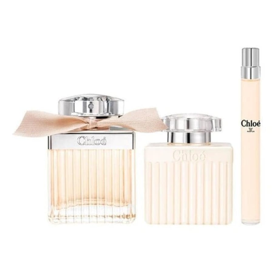 مجموعة عطر كلوي كلوي او دي برفيوم عطر 75مل + عينة 10مل + بودي لوش 100مل