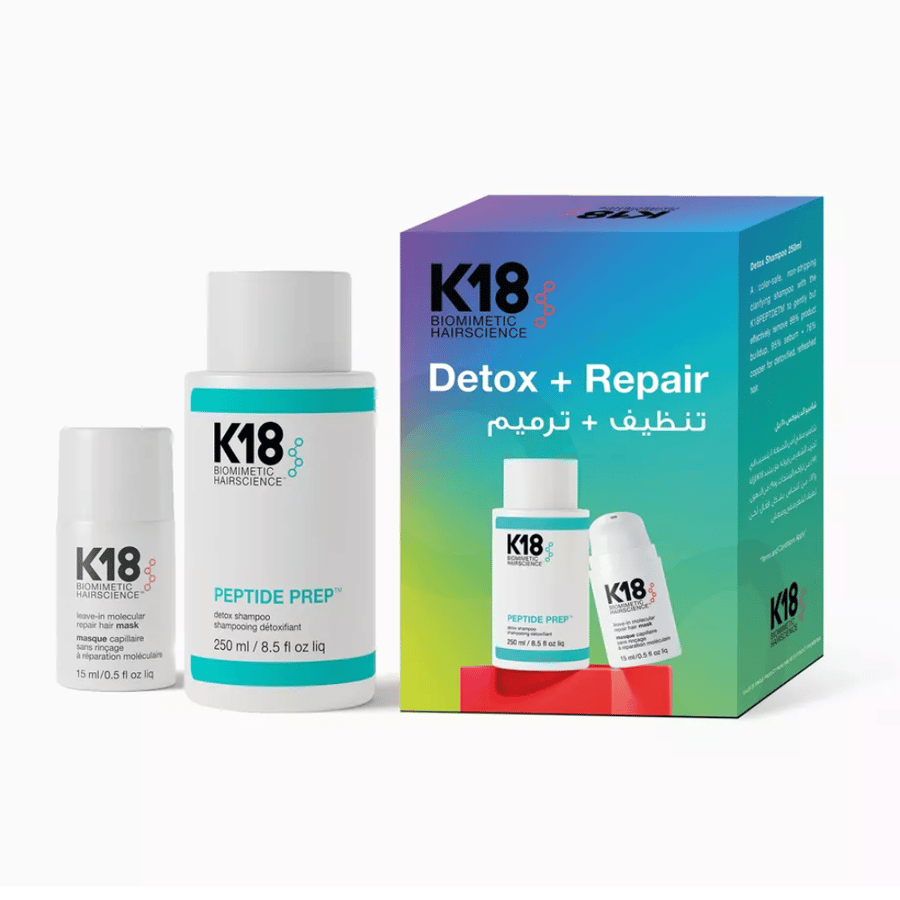 18-piece hair cleaning and repairing set