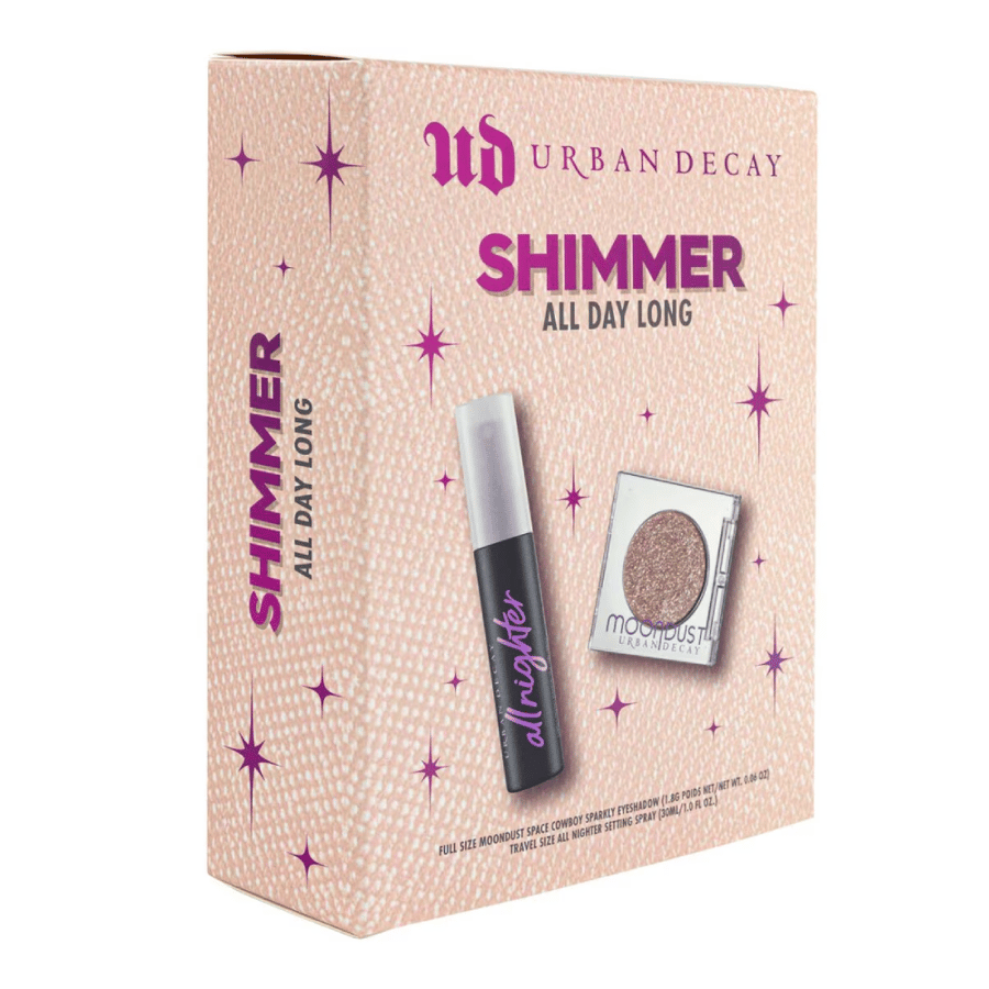 Arben DeKai Shimmer Collection, first day long eyeshadow shades and makeup setting spray