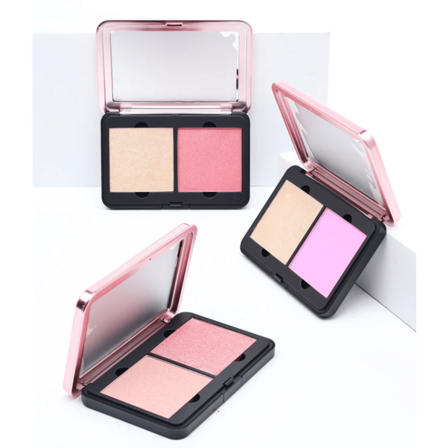 Red leather blush gloss - 01 Silk