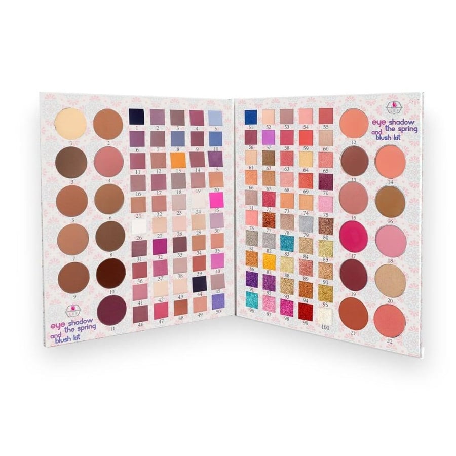 Lip palette, eyeshadow, and blush, 22, blush