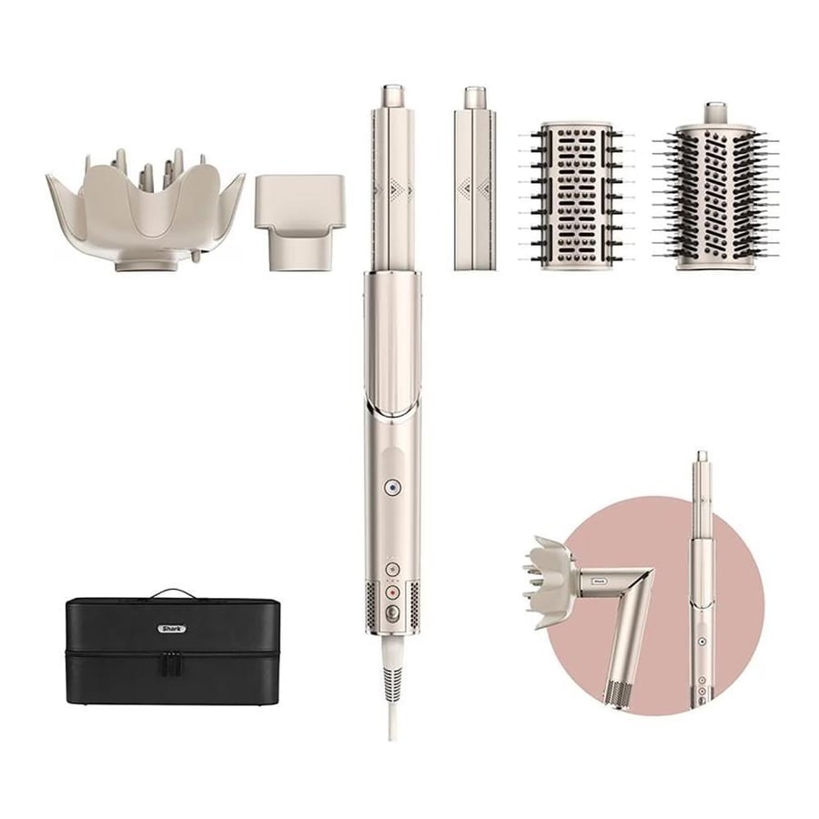 Share stylist and hair dryer Flex Style 5-in-1 with storage bag