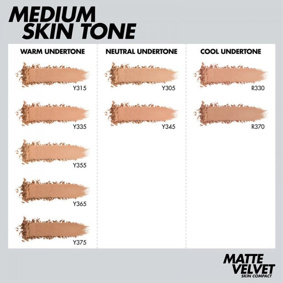 Makeup Forever matte velvet foundation powder for face number Y355