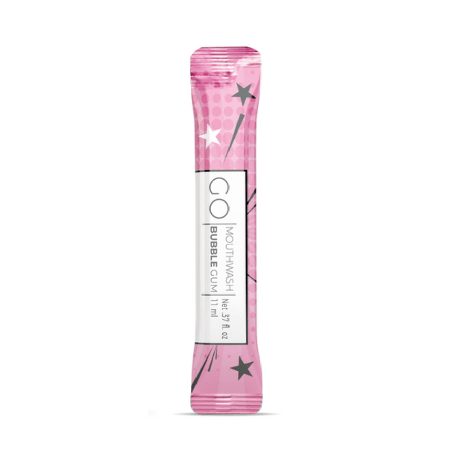 Jo Mouth mouthwash and rosegum, alcohol-free, 5-pack bag