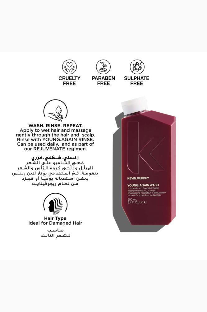 Kevin Murphy Young Again Shampoo for dry and damaged hair, 250 ml