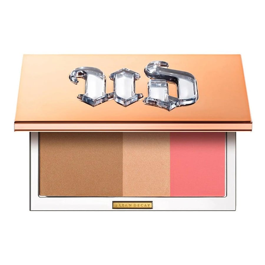 Arben Decay palette stay naked threesome blush bronzer and highlighter shade - naked