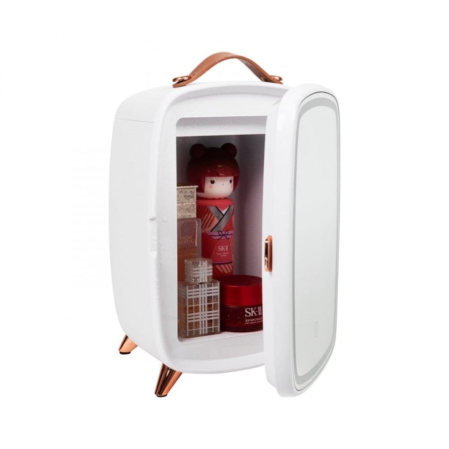 Makeup products refrigerator 6 liters with mirror with LED lighting