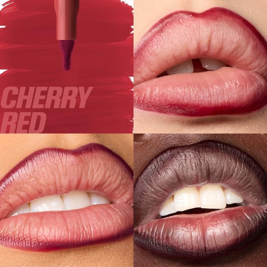 Huda Beauty Lip Liner that lasts up to - Cherry Red