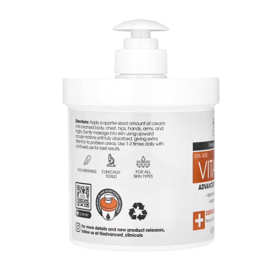 Advance Cream Vitamin C for skin whitening 454 g