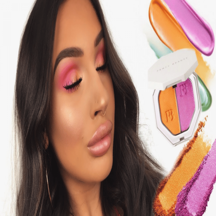 Fenty Beauty Highlighter Kilowatt Free Style mimosa sunrise / sangria sunset