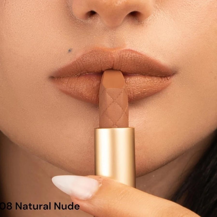 Hearts red lipstick cream - 08 Natural Nude