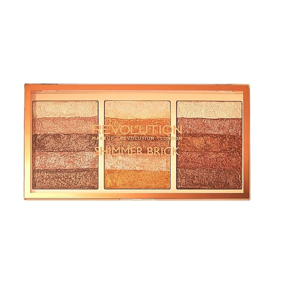 Makeup Revolution palette highlighter shimmer break 15 colors