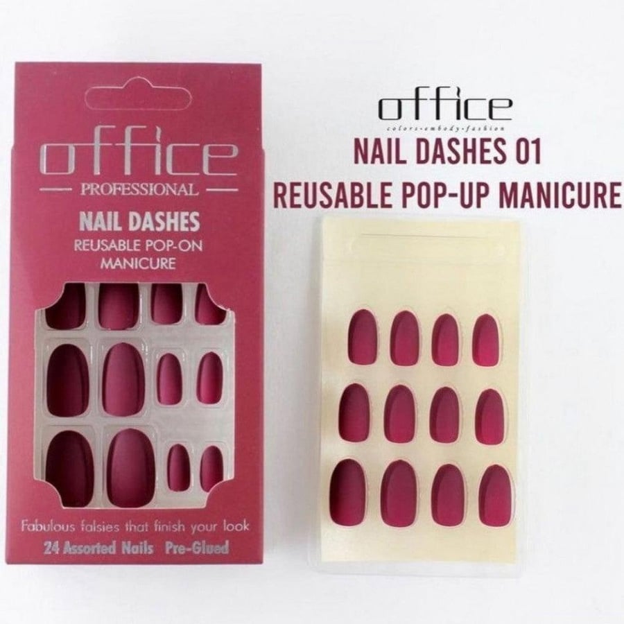Matte velvet nail office self-adhesive - 01