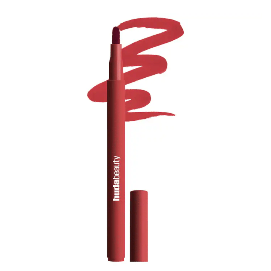 Huda Beauty Lip Liner that lasts up to - Cherry Red