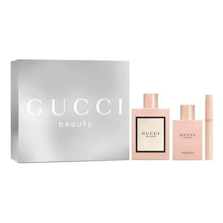 Gucci Bloom perfume set 100ml + sample 10ml + body lotion 100ml